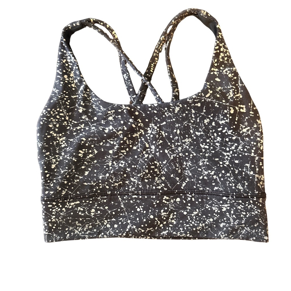 🍋 Lululemon Athletica Speckled reflective energy longline Sports Bra